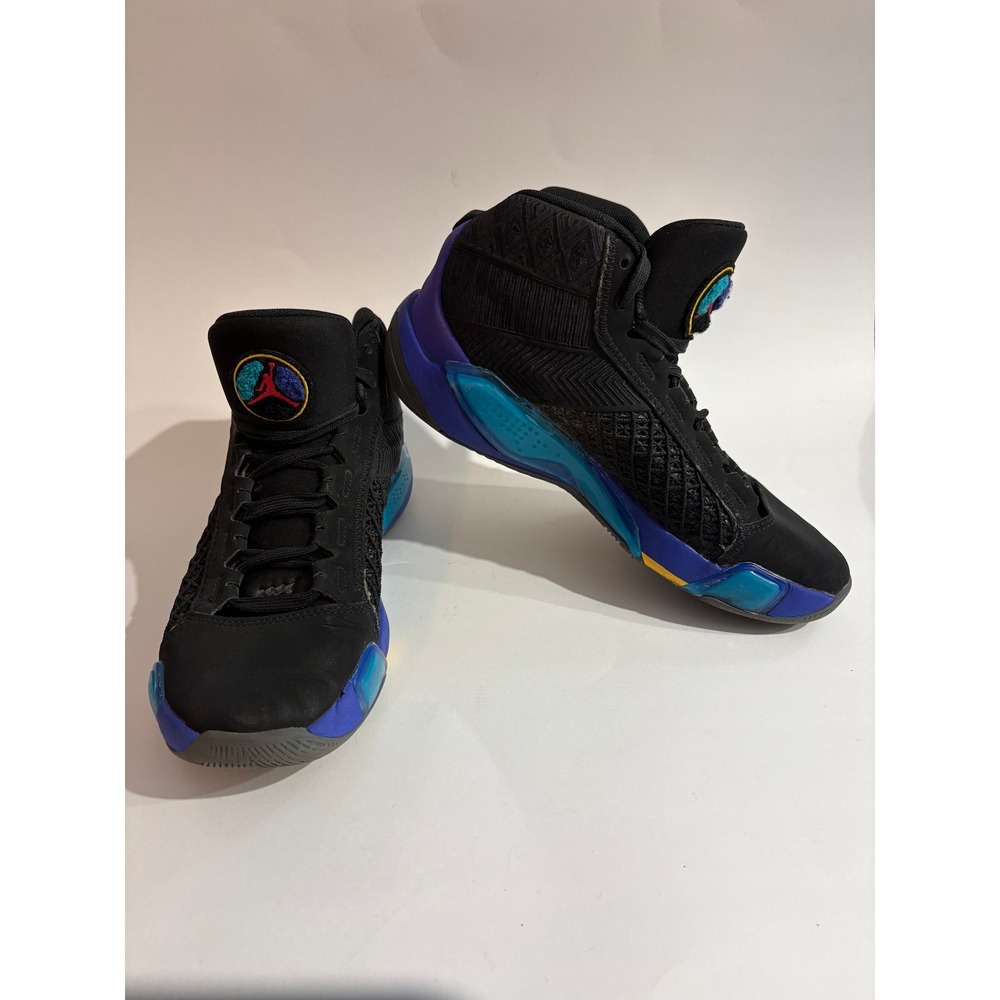 Air Jordan 38 GS Aqua Black True‎ Red Aquatone DZ3499-001 Size 6Y Mens 6